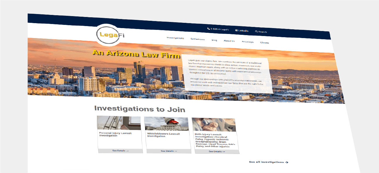 LegaFi website