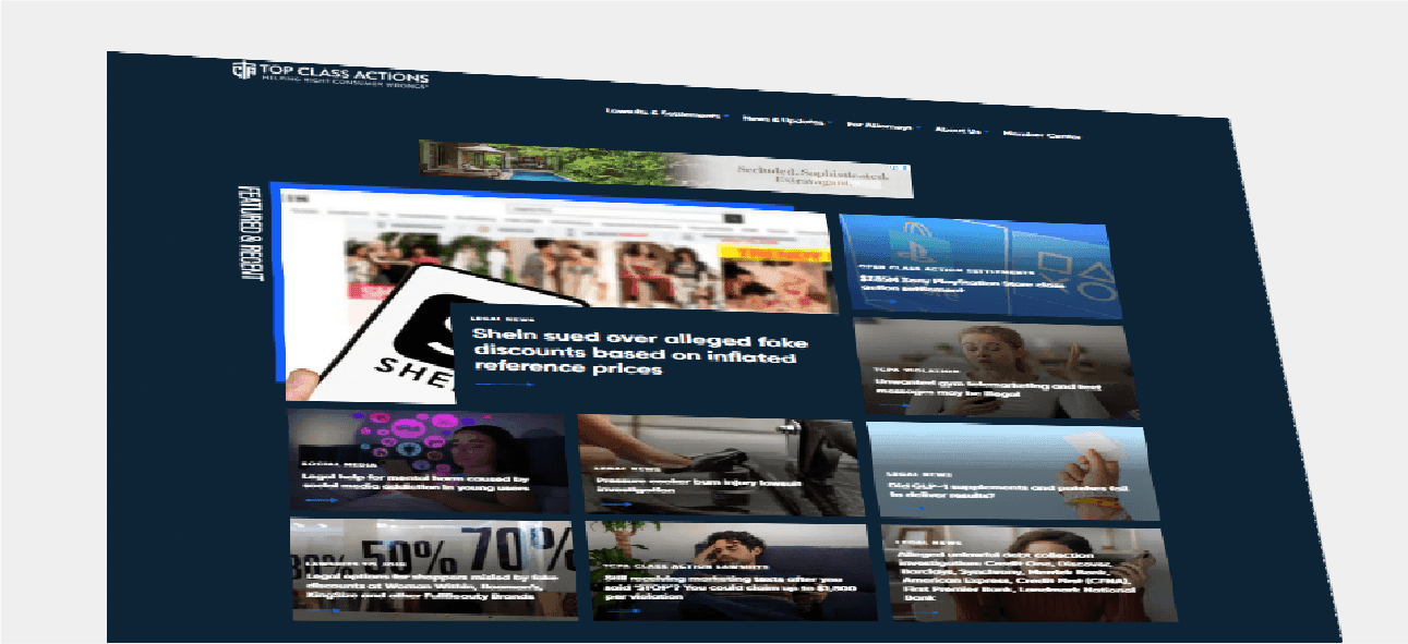 Top Class Actions website thumbnail